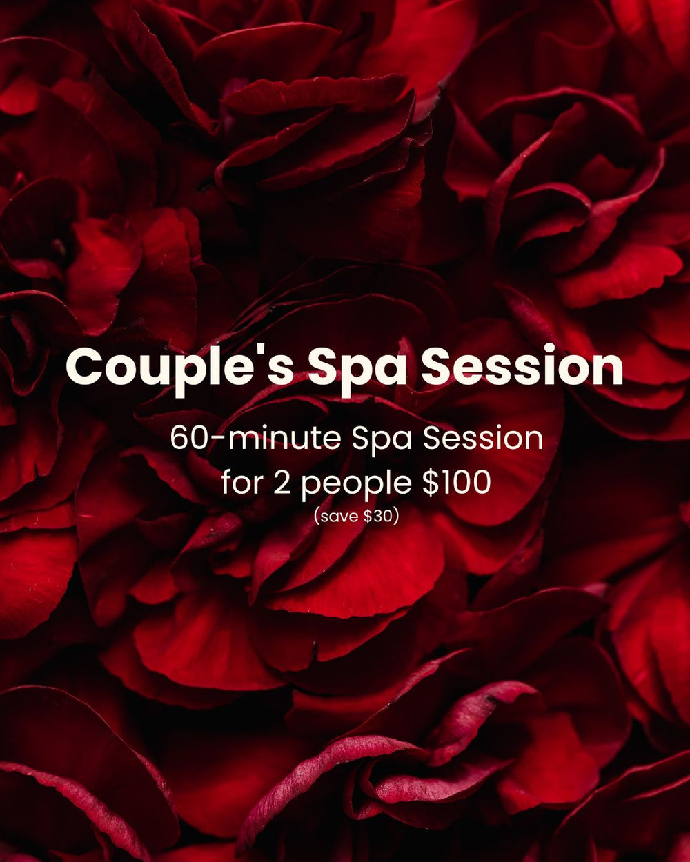 Couples 60-minute Spa Session