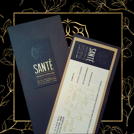 SANTÉ Gift Certificate - Handmade